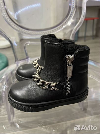 Ботинки зимние для девочки 22 размер Miss Grant