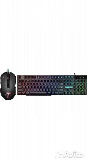 Комплект клавиатура+мышь+коврик+наушники новые