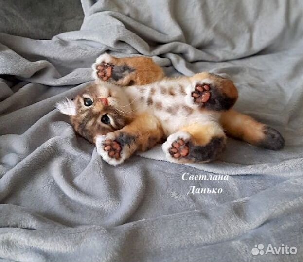 Котята, игрушки ручной работы