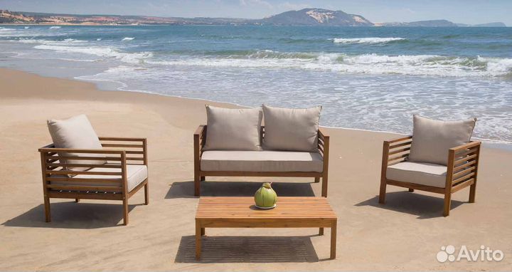 Комплект садовой мебели из акации 