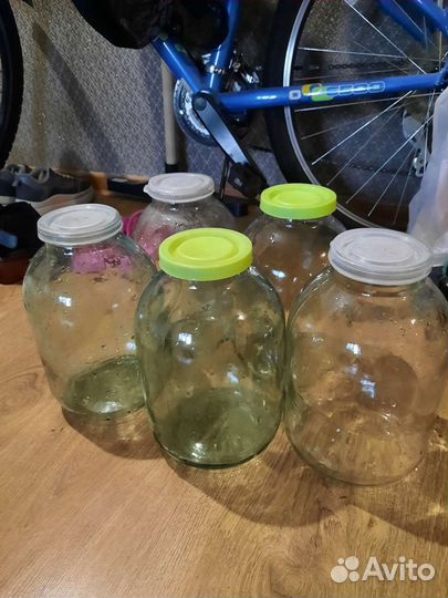 Банки 3 литра бесплатно 5 шт