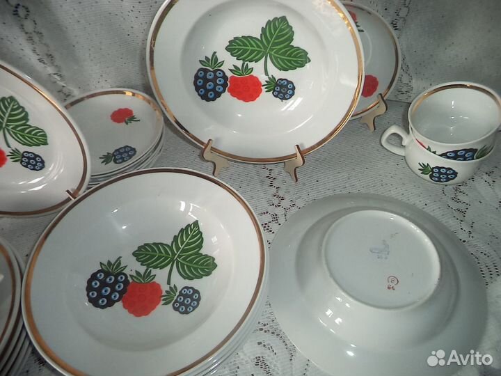 Столовый сервиз Набор для сервировки СССР 80х