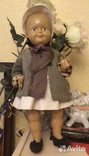 Старинный пупс из целлулоида