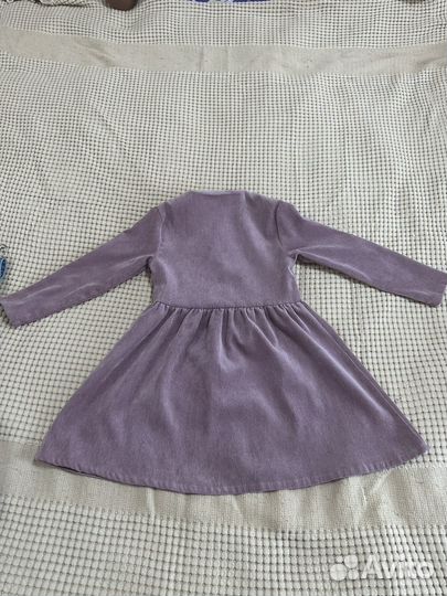 Платье велюровое б/у