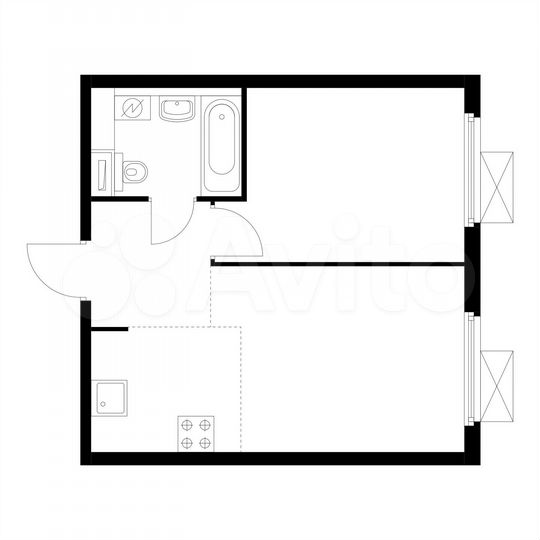 1-к. квартира, 36,4 м², 27/33 эт.