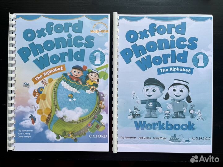 Oxford phonics world все части (учебник + тетрадь)