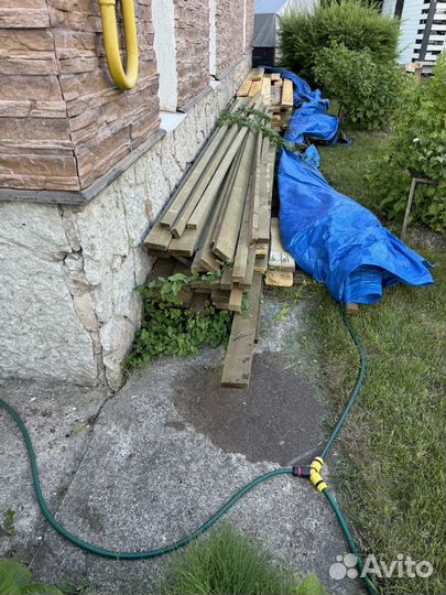 Доска обрезная хвоя антисептическая