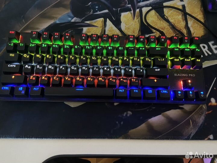 Игровая механическая клавиатура blazing pro