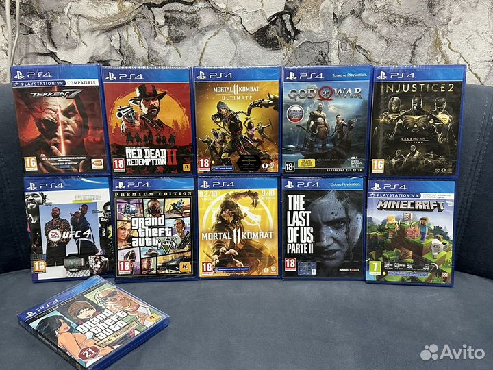 Новые диски для PS4