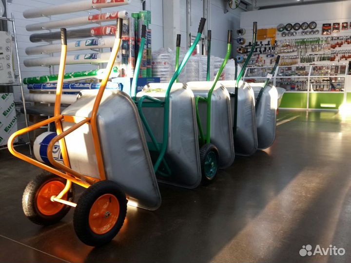 Тачки строительные и садовые, 1 и 2 колёсные