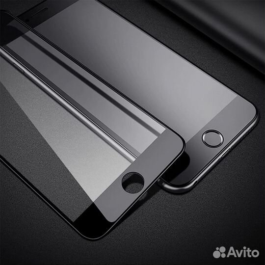 Защитное стекло 9D LuazON для iPhone 7/8/SE2020