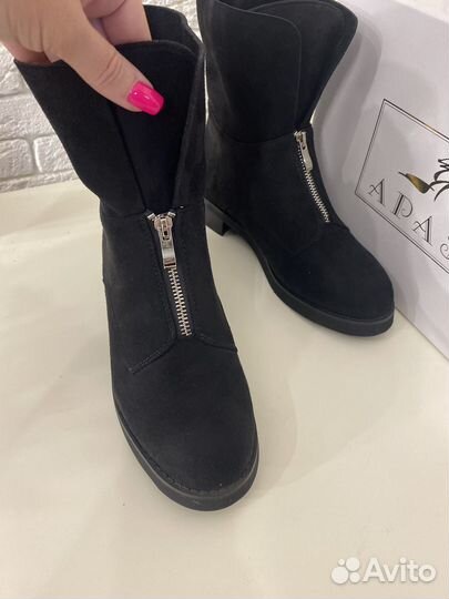 Ботинки женские замшевые 38 40