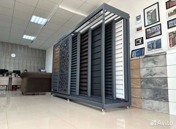 Забор жалюзи двусторонний