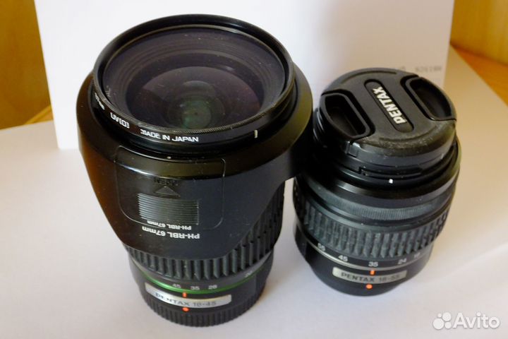 Pentax SMC DA 16-45mm f/4 Pentax 18-55 f.3.5-5.6