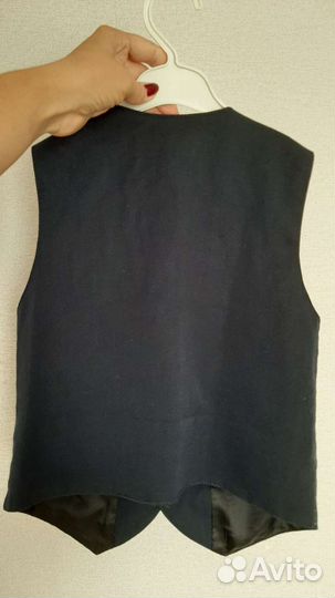 Школьный жилет в клетку, 122-128