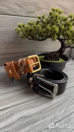 Ремень кожаный