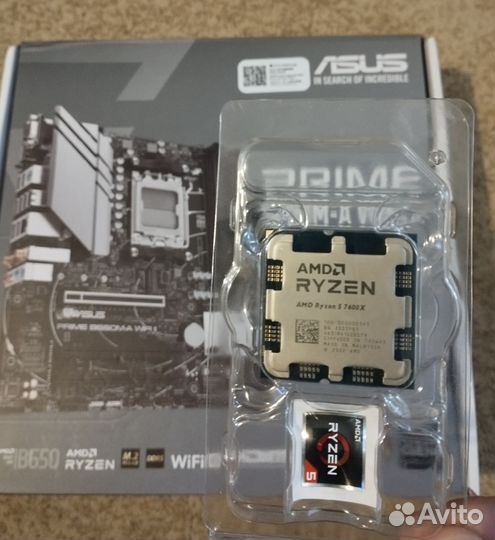 Asus Prime B650 wifi + Ryzen 5 7600X