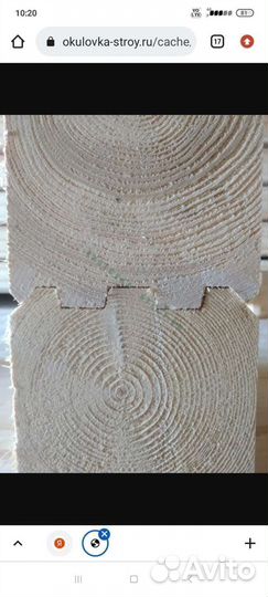 Профилированный брус 155х155 еврошип