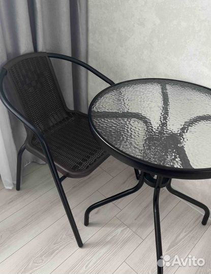 Набор садовой мебели. 2 стула+стол