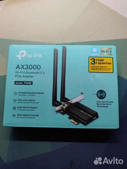 Tp-Link Wifi Bluetooth адаптер pci Tp-Link tx50e