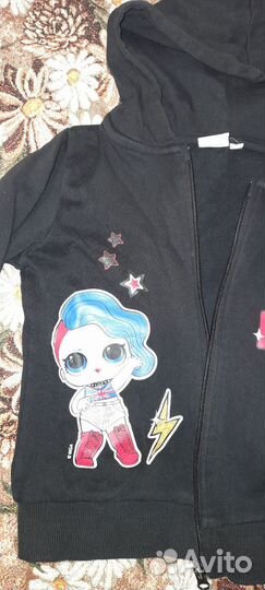 Кофта на молнии для девочки