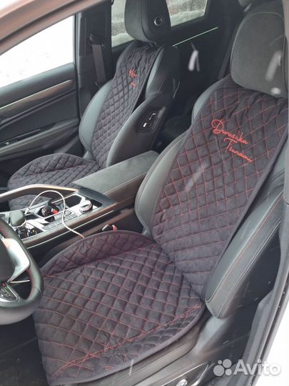 Накидки премиум-класса из алькантары на Geely Джили