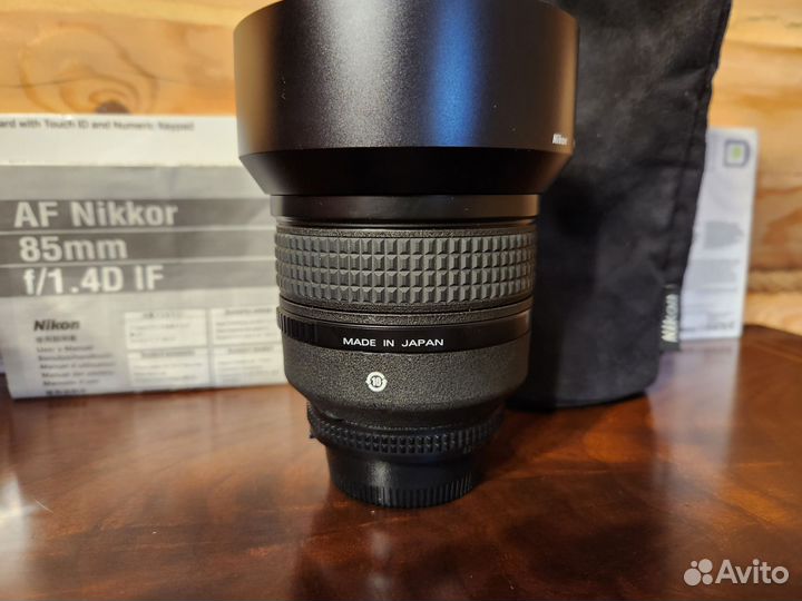 Nikon объектив nikkor 85mm 1,4/D