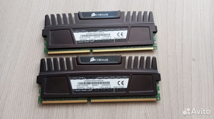 Оперативная память ddr3 8gb - 2x4gb