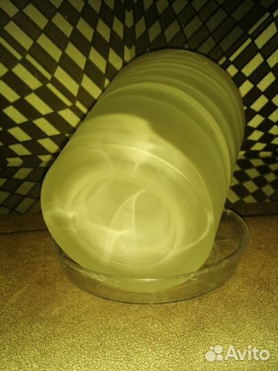 Кашпо горшок для цветов стекло