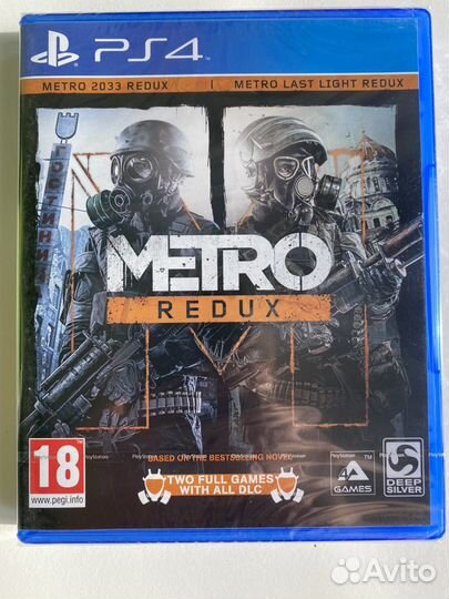 Metro Redux PS4 Новый Диск