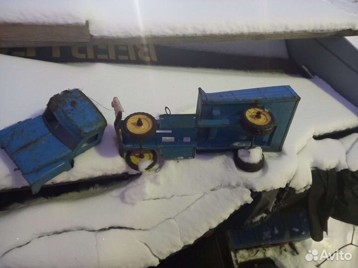 Грузовик игрушка СССР жесть Газ Лтз