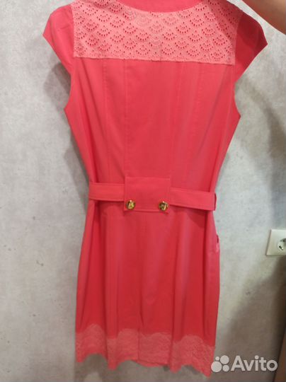 Платье вечернее коралловое