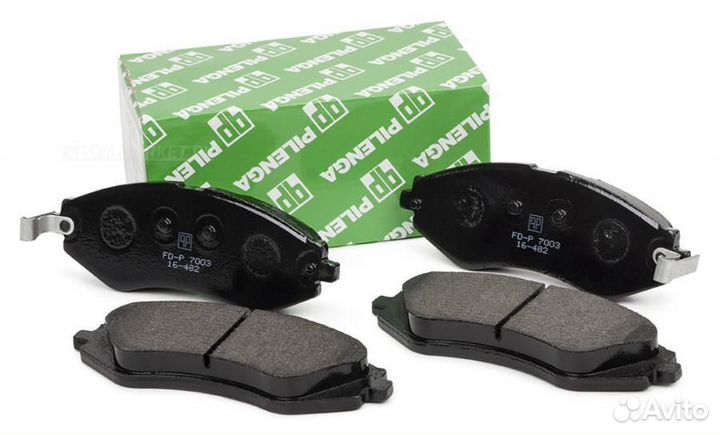 Pilenga FD-P 7003 Колодки тормозные дисковые перед, прав, лев