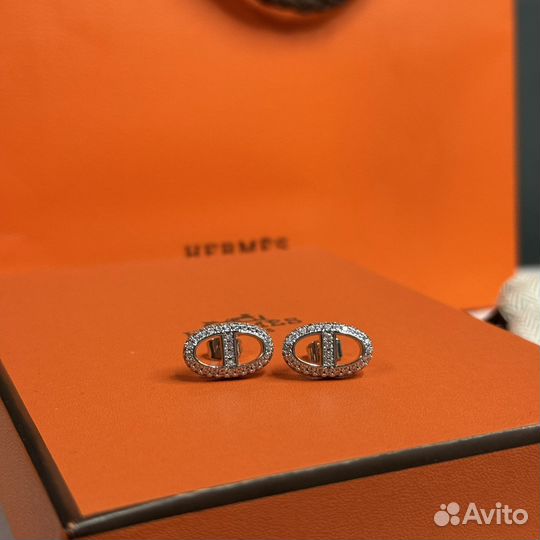 Серьги Hermes