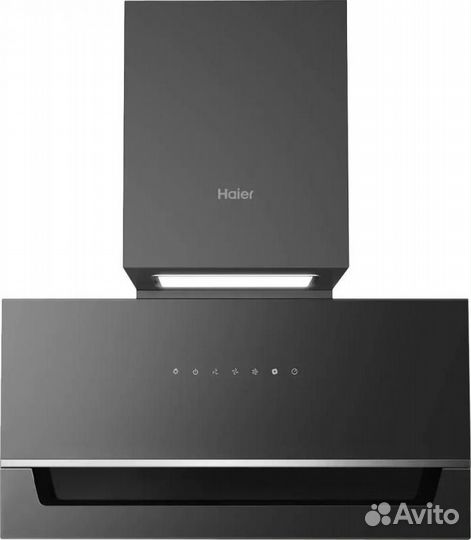 Вытяжка каминная haier HVX-W682CBX, черный/нержавеющая сталь, сенсорное управление td0044975ru