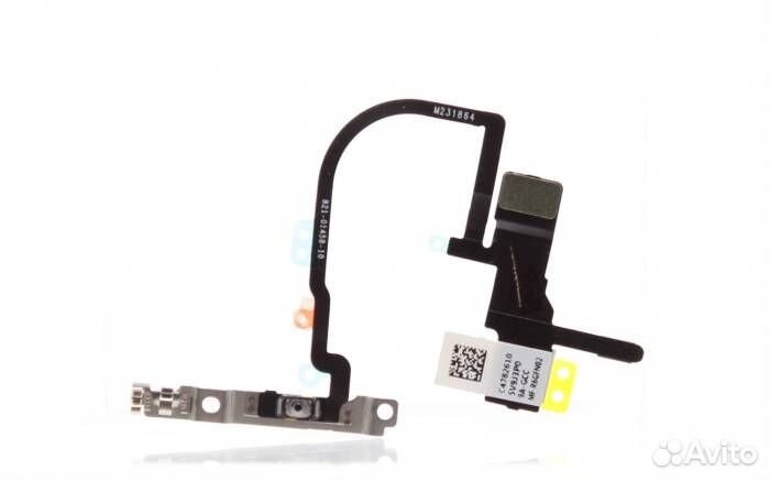 Шлейф iPhone Xs/Xs Max Кнопка вкл./микрофон