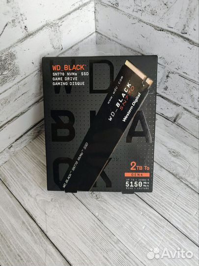 SSD M2 2TB WD Black SN770 NVMe (Новый)