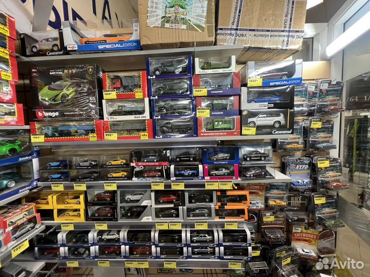 Масштабные модели 1/64,1/43,1/36, 1/24, 1/18