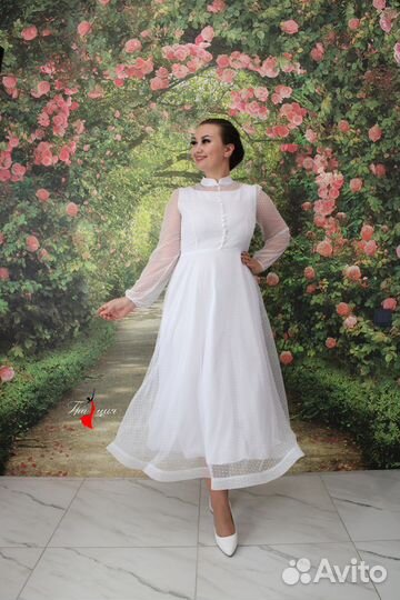 Платье сетчатое