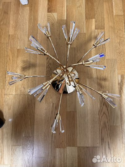 Люстра потолочная хрусталь