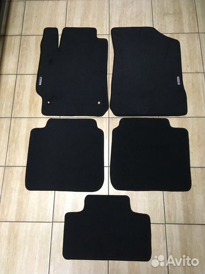 Полики оригинал Тойота Камри 40 2008. Ворсовые сер