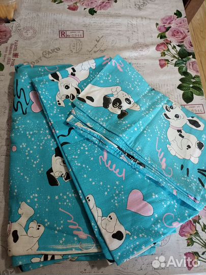 Комплект постельного белья в детскую кроватку