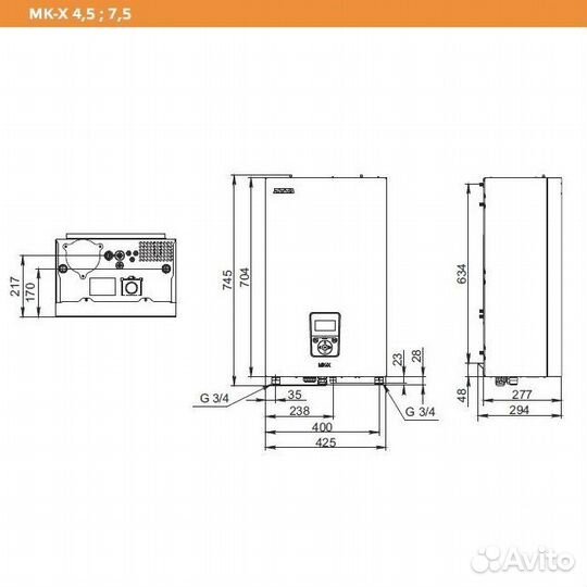 Электрокотел Zota MK-X 7.5