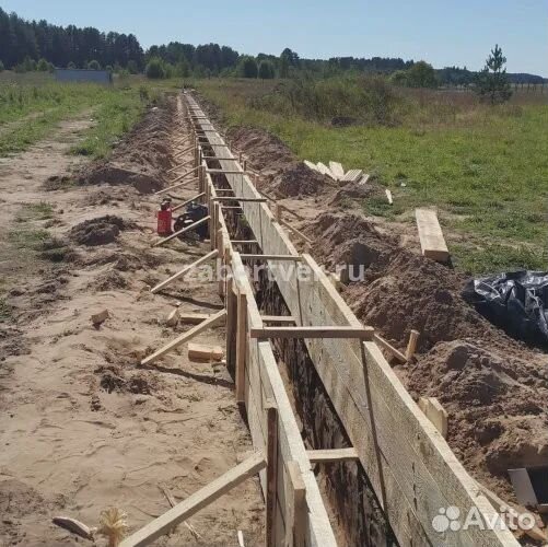 Устройство ленточного фундамента для забора - Твер