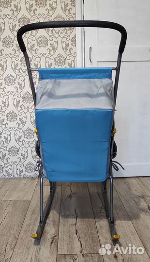 Детские утеплённые санки