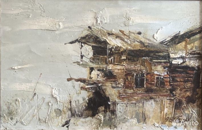 Картина маслом на холсте «старой дом»