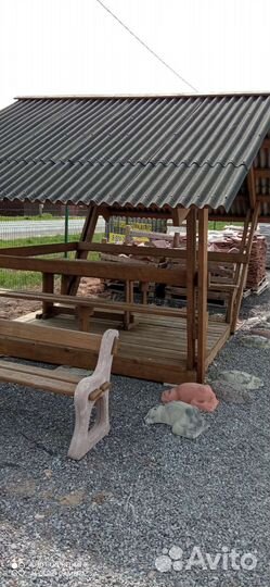 Беседка садовая из дерева