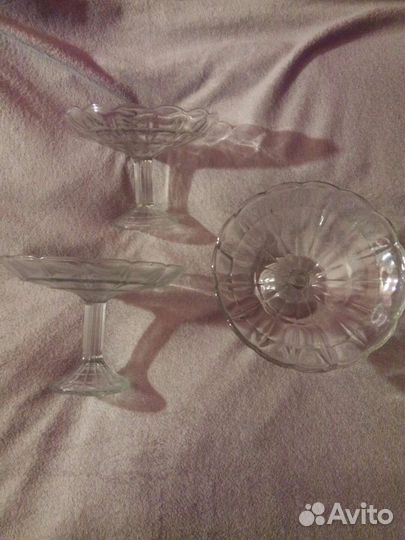 Ваза для фруктов на ножке СССР