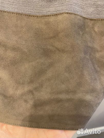 Платье хлопок/замша