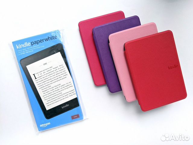 Новая Kindle Paperwhite 2018 Plum розовая + чехол объявление продам